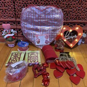 Vintage Valentine's Day Decorations + Craft Items